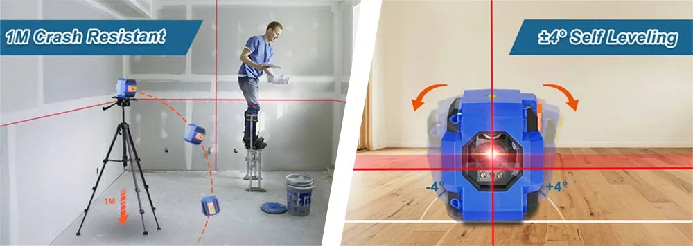 Using a laser level for footings deals