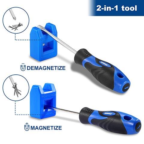 SORAKO 51-Piece slotted/phillips/hex/torx/square/pozi Screwdriver Sets - 2-in-1 tool