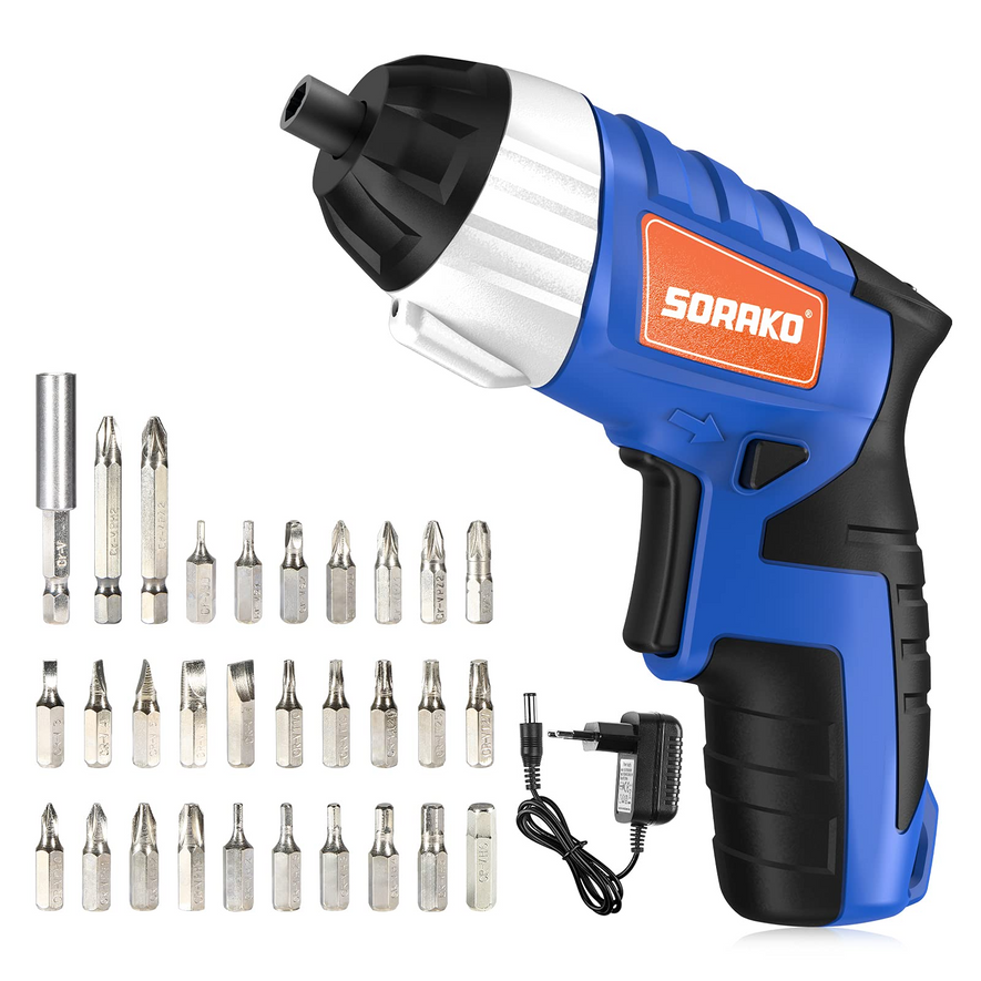 4.0V, 6Nm Cordless Electric Screwdriver - SORAKO