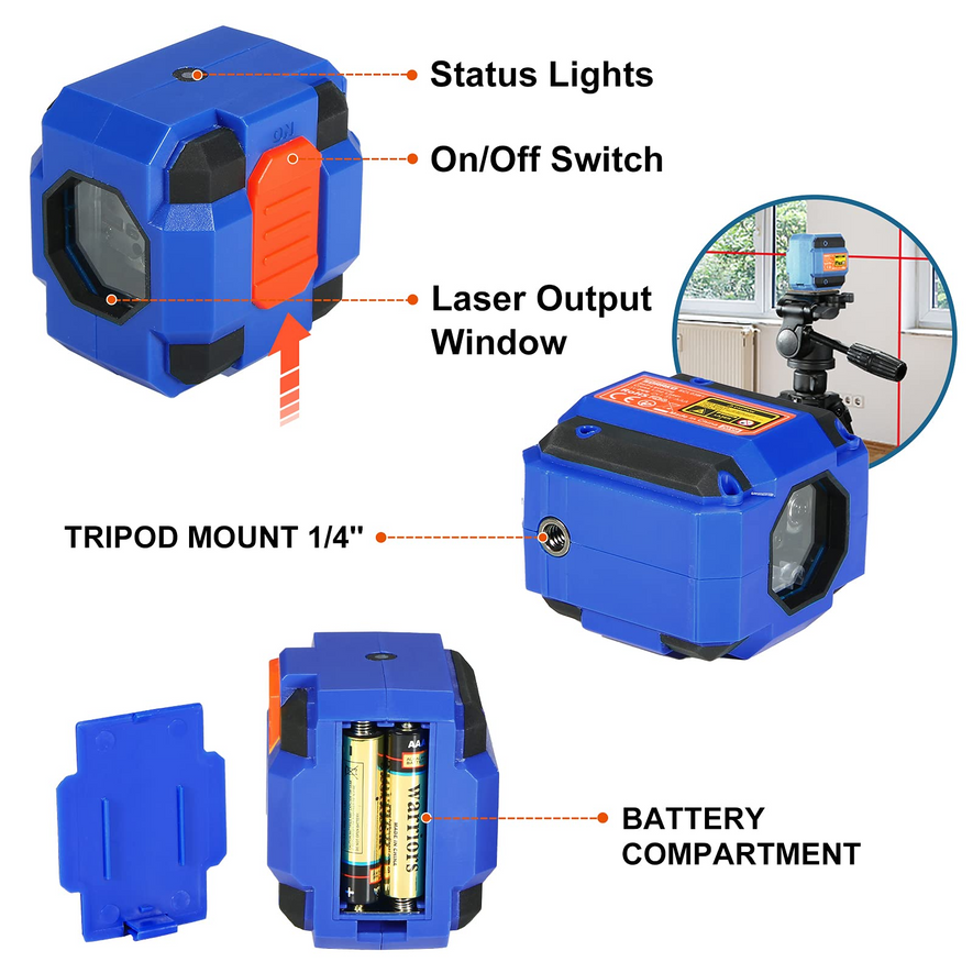 SORAKO Laser Level - dismantling diagram